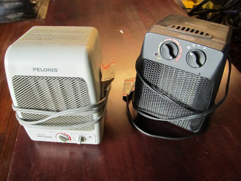 2 area heaters...