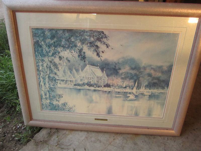 Sunny Afternoon framed print 38 x 2...