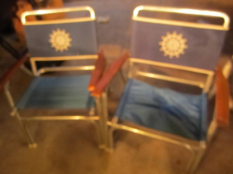 Pair of beach chairs...