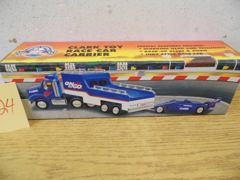 Clark Toy Race Car Carrier
