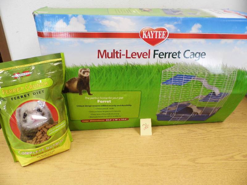 Kaylee Multi Level Ferret Cage & Food