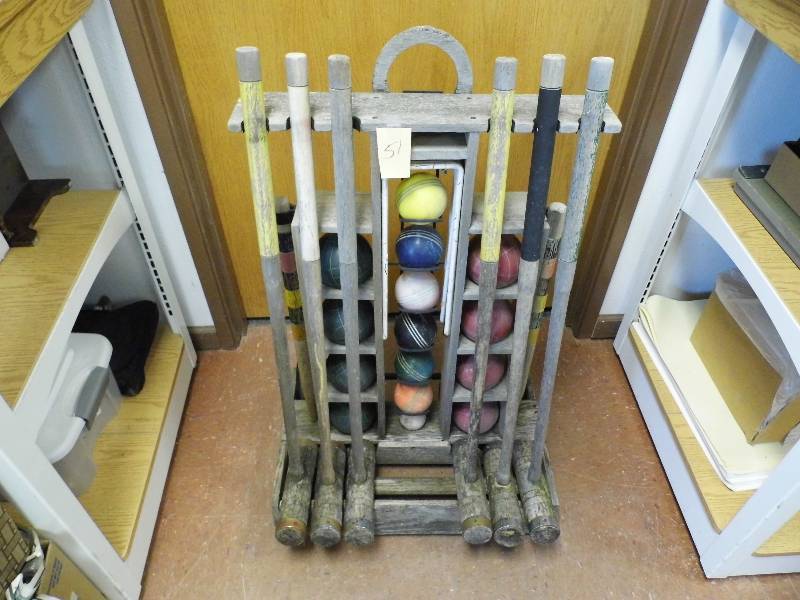 Croquet & Bocci Ball Set