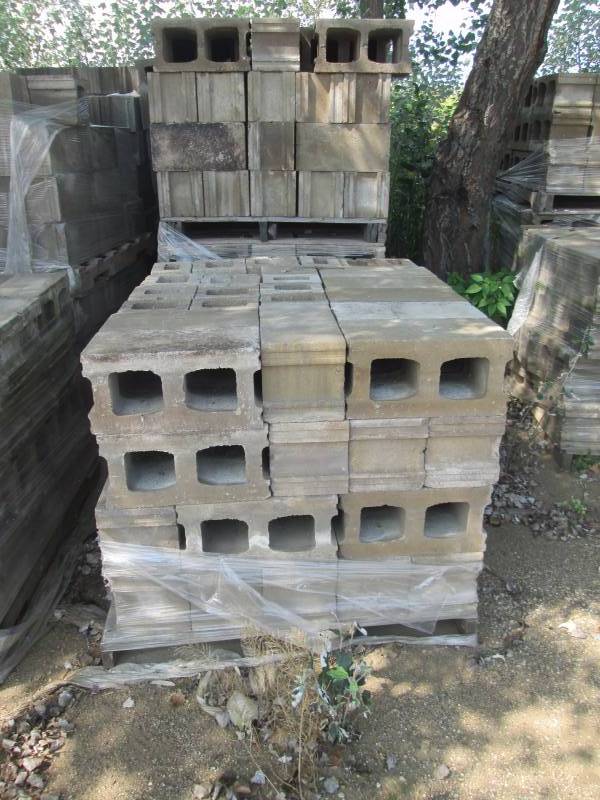 Pallet of Cinder Blocks