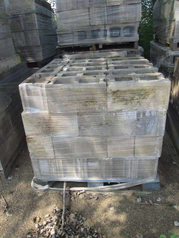 Pallet of Cinder Blocks