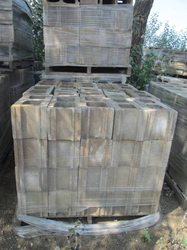 Pallet of Cinder Blocks