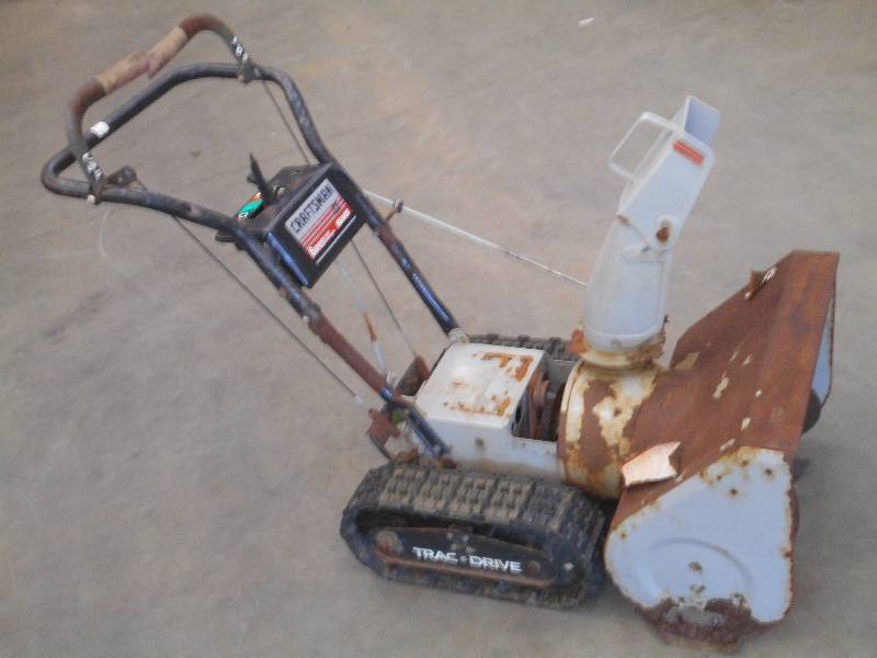lot 12 image: Craftsman Track-Drive 2-Stage Snowb...