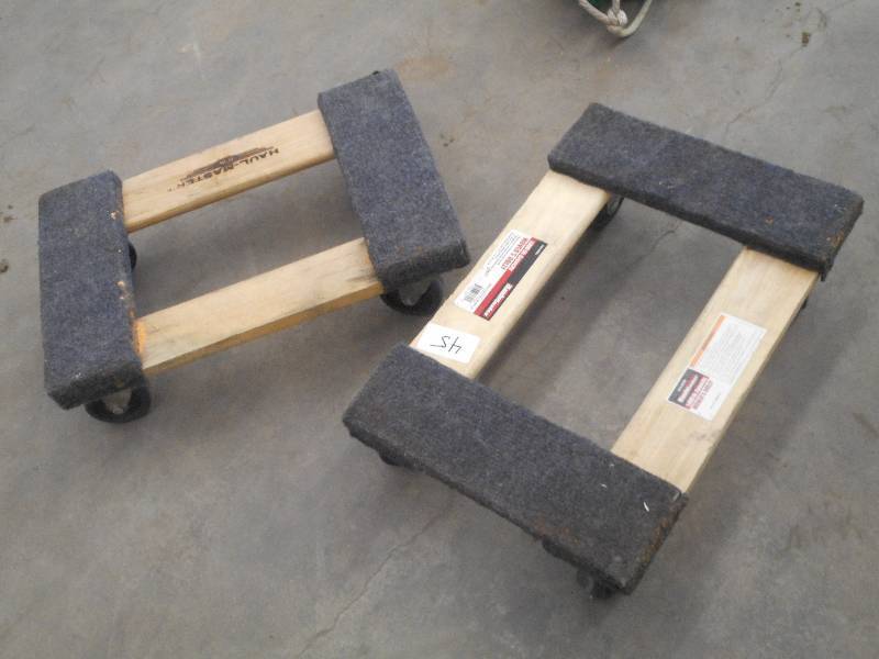 lot 45 image: Pair Of 12x18 Floor Dollies ...