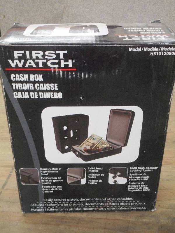 lot 59 image: New First Watch Cash Lock Box ...