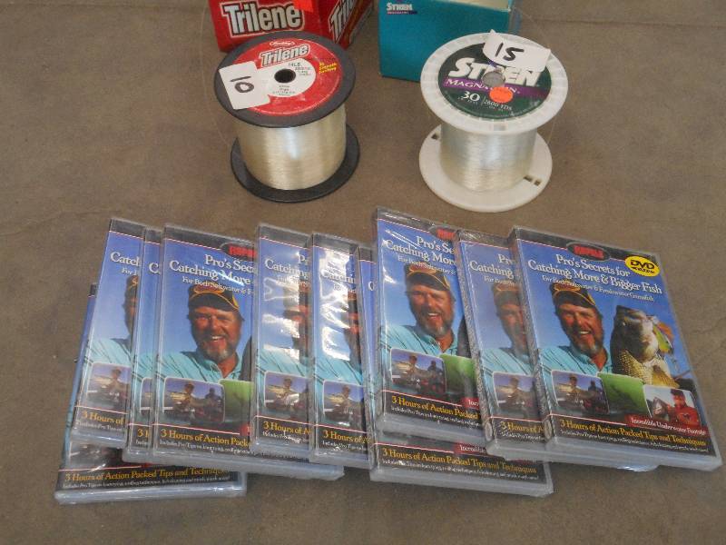 lot 70 image: (2) Spools Of Bulk Fishing Line & (...