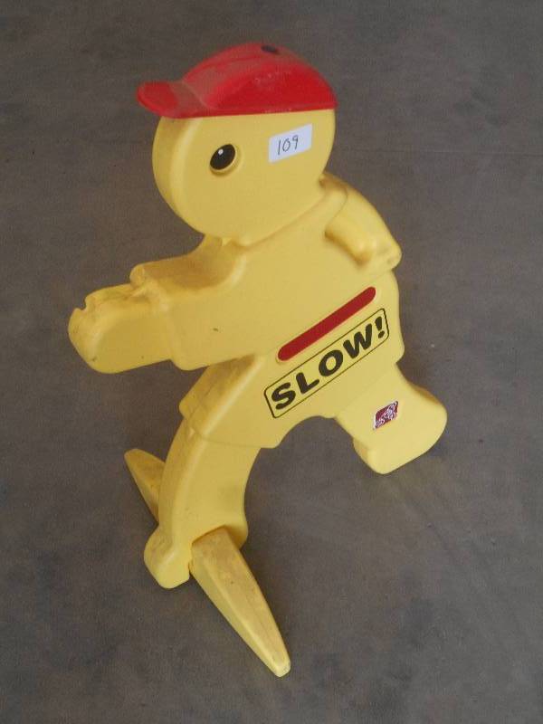 lot 109 image: Step-2 SlowCaution Sign ...