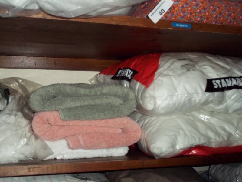 Shelf of Bedding