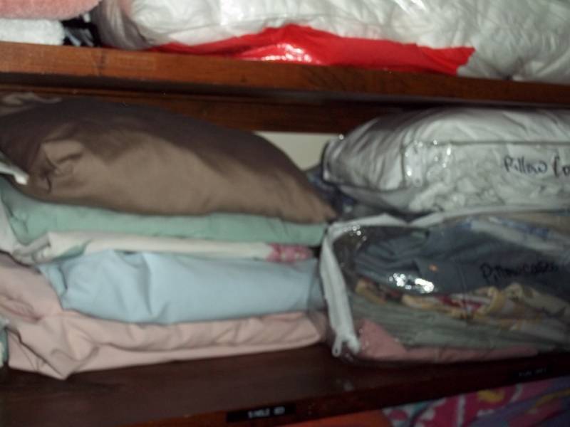 Shelf of Bedding