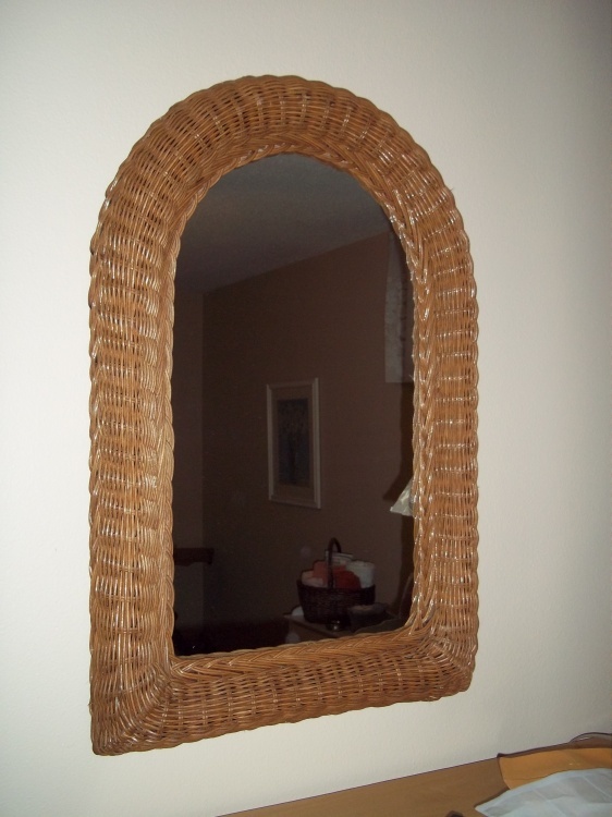 Wicker Wall Mirror