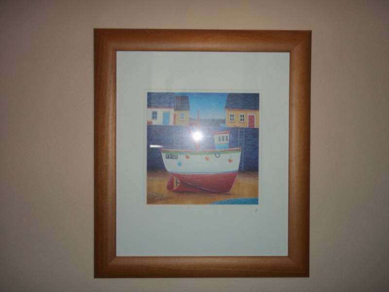 Framed Boat Picture
