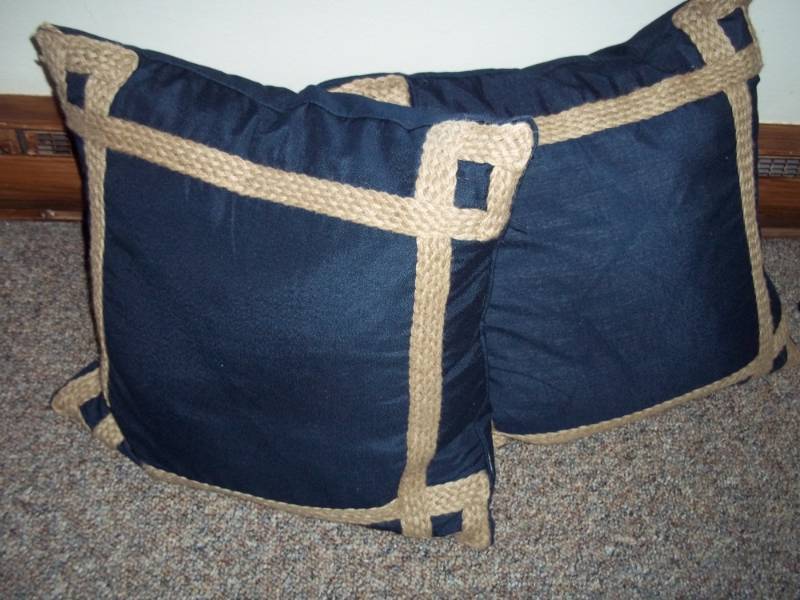 Pair of Blue pillows