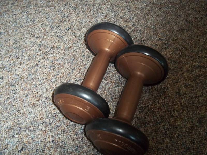 Pair of 5 LB Dumbbells
