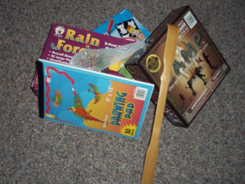 Games with back scratcher