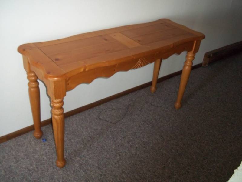 Wood End  TV Table 4 x 17 x 28