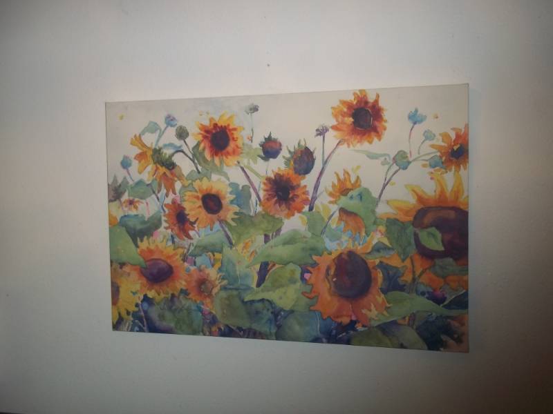 Sunflower Dcor print 19 x 30