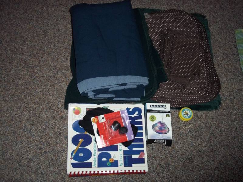 Blankets, table mats  and ext�.