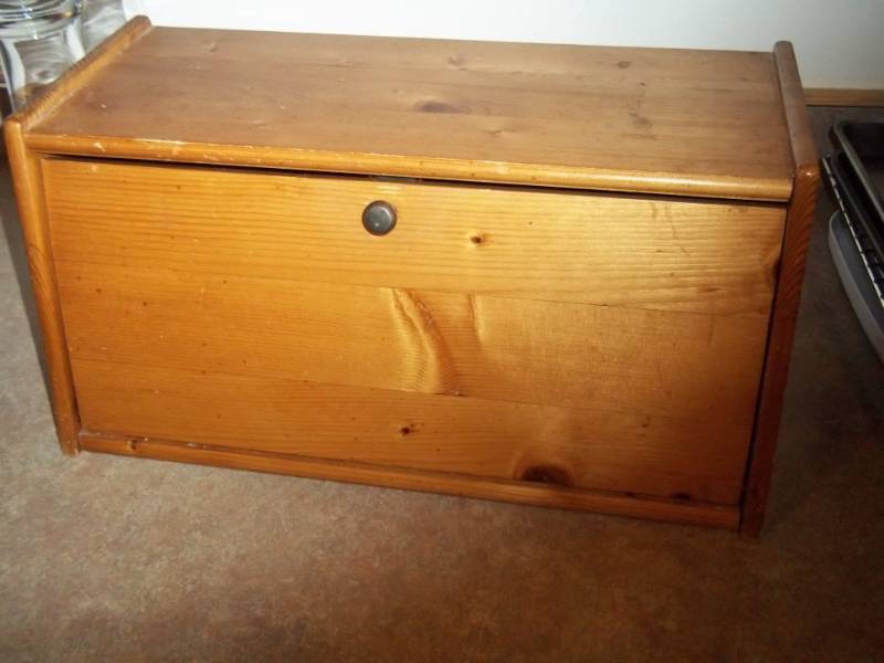 Wood Bread box