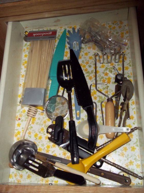 Drawer of kitchen Tools