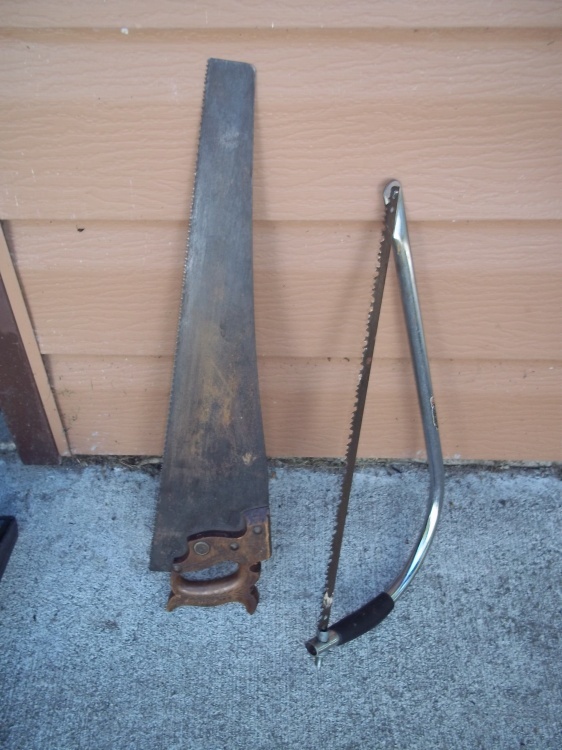 Bow saw and hand saw