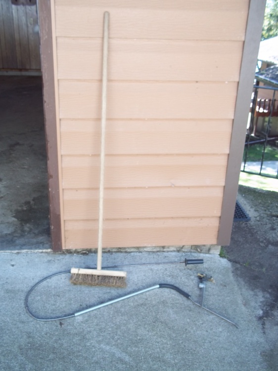 Broom and Plumbing snake