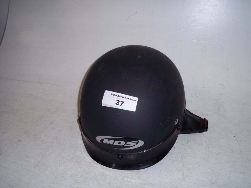 lot 37 image: Black Helmet MDS size small