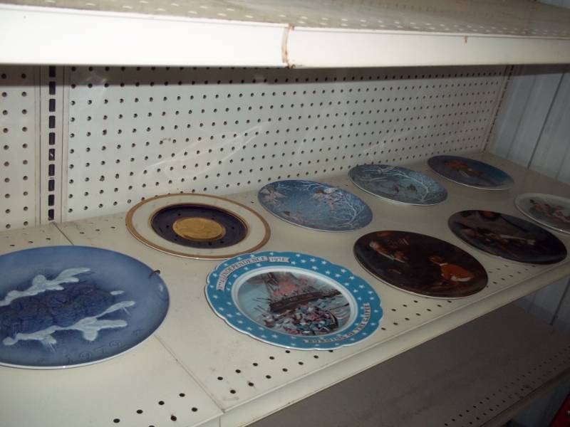 lot 63 image: Set of 9 Dcor Plates includes some Norman Rockwell