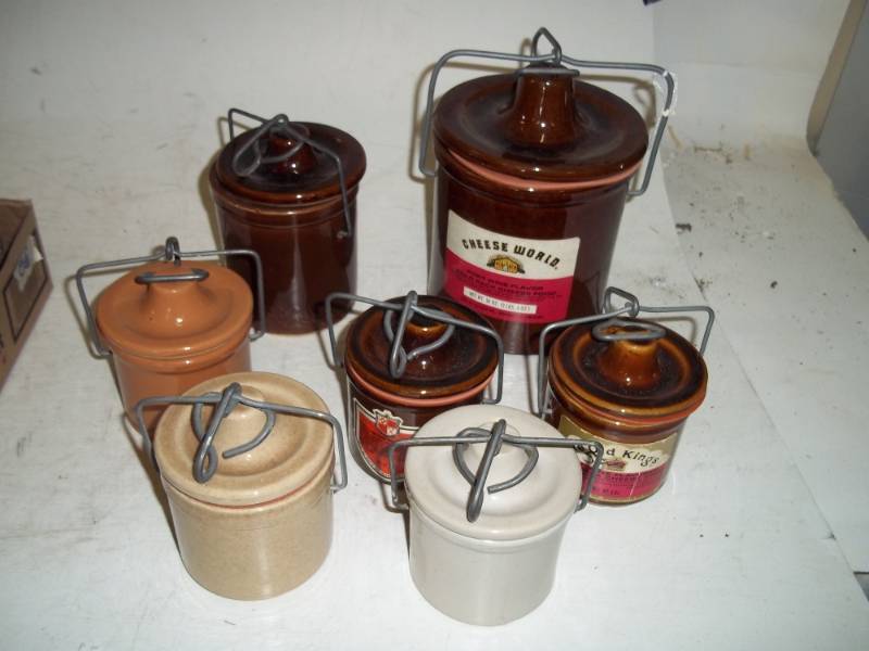 lot 162 image: Lot of 7 Crocks