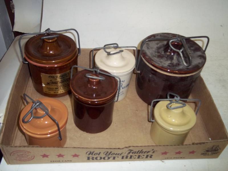 lot 163 image: Lot of 6 Crocks