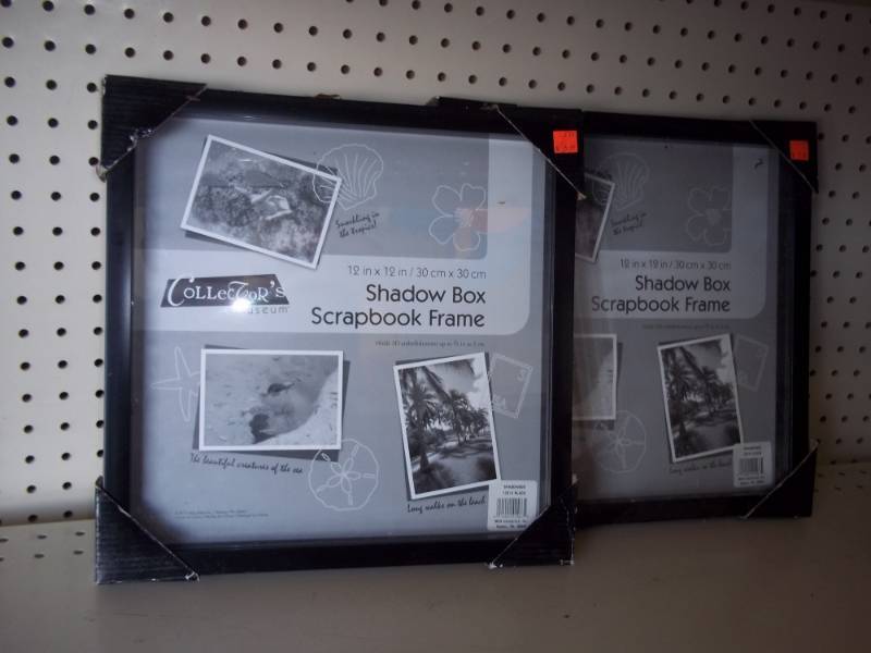 lot 175 image: Set of 2 Unopened Scrapbook Shadow Box Frames 12 x 12