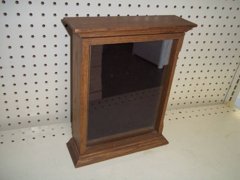 lot 221 image: Wood Display case