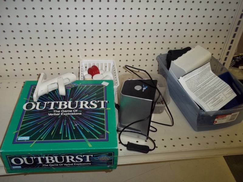 lot 240 image: Outburst game, misc hardware, etc