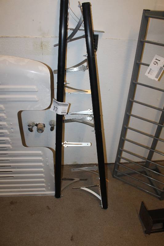 Lot of (2) Horizontal mount Medicine Ball wall racks