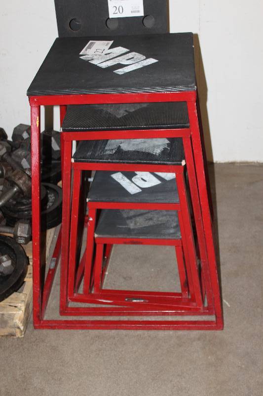 Lot of (5) API Power-Plyo Boxes