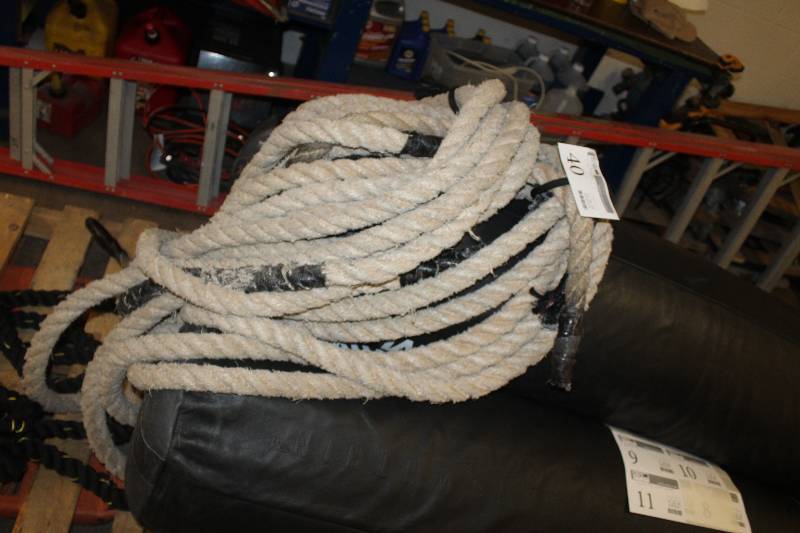 Lot of (2) White Power Training Ropes