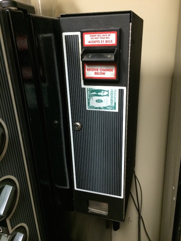 Candy  Vending Machine and Money Changer Unit (Bill Changer)  wkey  works