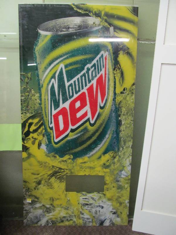 lot 65 image: Mountain Dew Sign