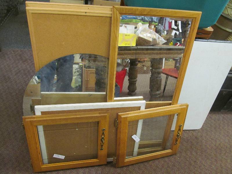 lot 245 image: MirrorsCupboard Doors