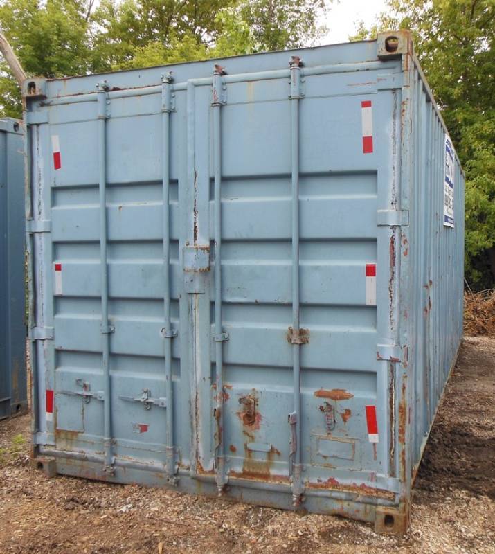 lot 9-348 image: 20 (approx) Steel Shipping Container  Storage Box  Sea Container