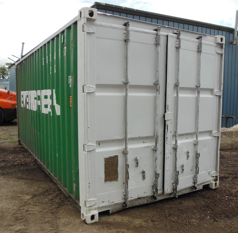 lot 11 image: 20 (approx) Steel Shipping Container  Storage Box  Sea Container