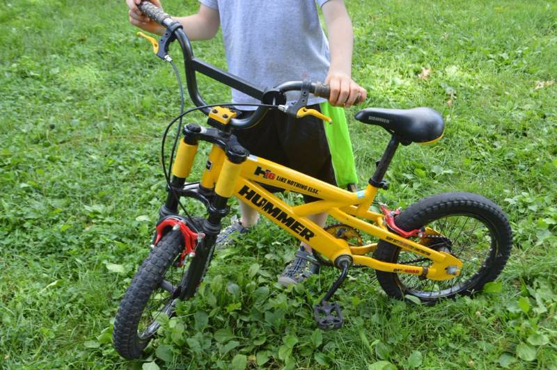 hummer mountain bike yellow