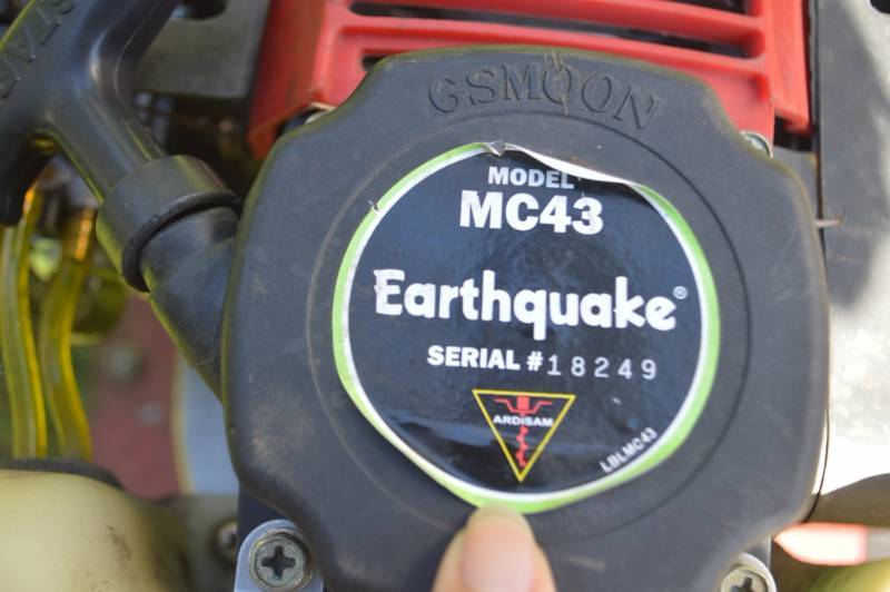 Red Earthquake Tiller