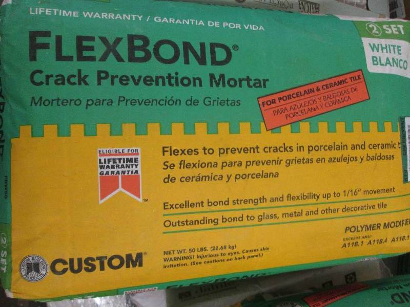 lot 43 image: Lot of 2 flexBond crack prevention ...
