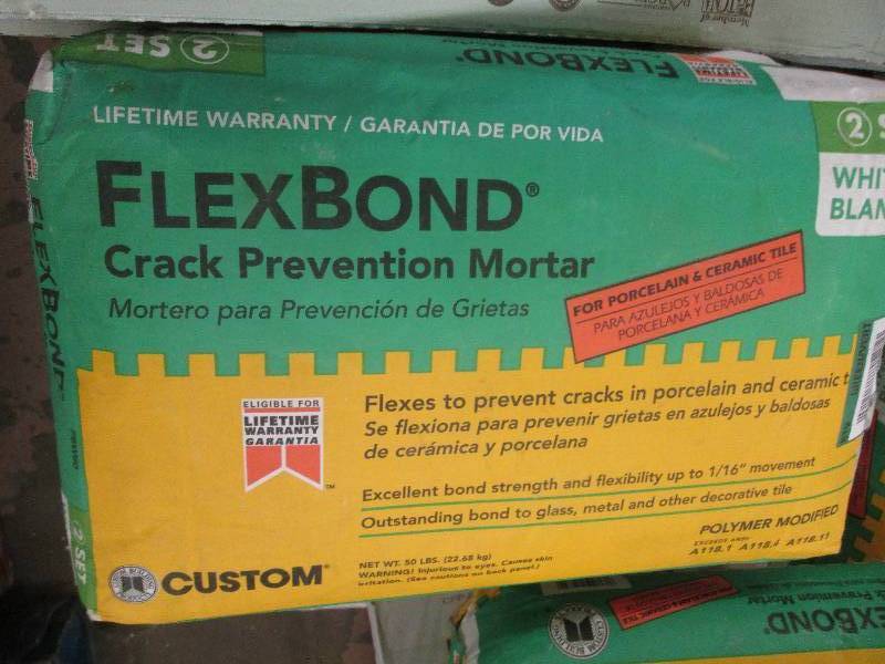 lot 44 image: Lot of 2 flexBond crack prevention ...
