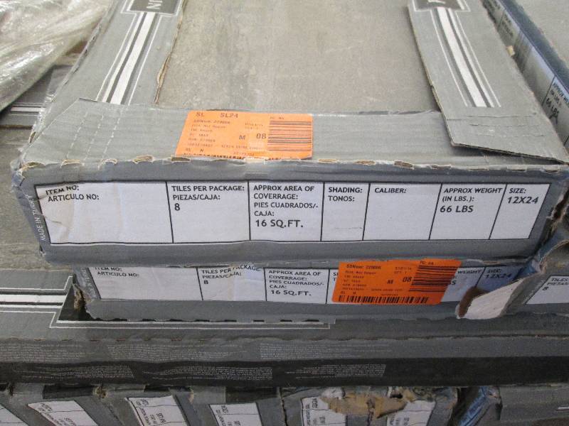 lot 7 image: Lot of 10 -12 x 24 porcelline til...