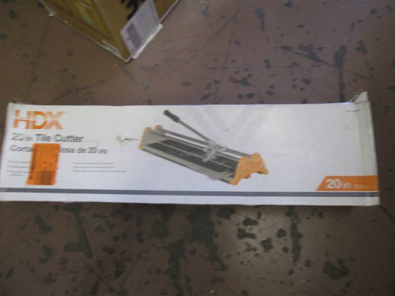 lot 68 image: HDX 20 tile cutter ...