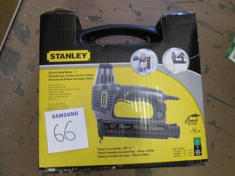 lot 66 image: Stanley electric brad nailer -1 ...